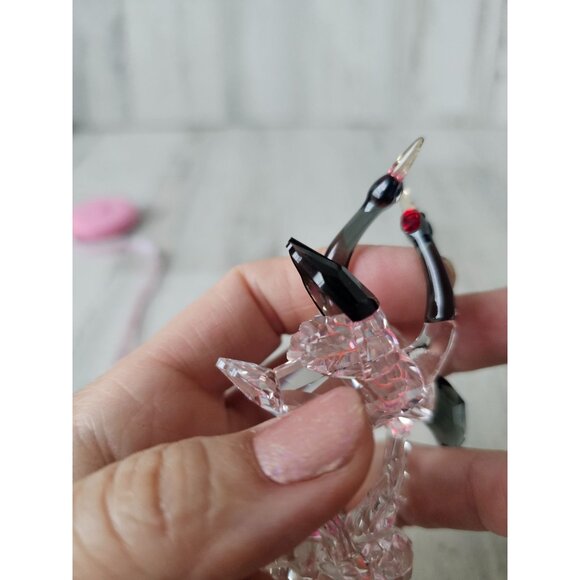 Swarovski Red crown cranes AS IS bird couple dancing 03302 - Picture 8 of 12